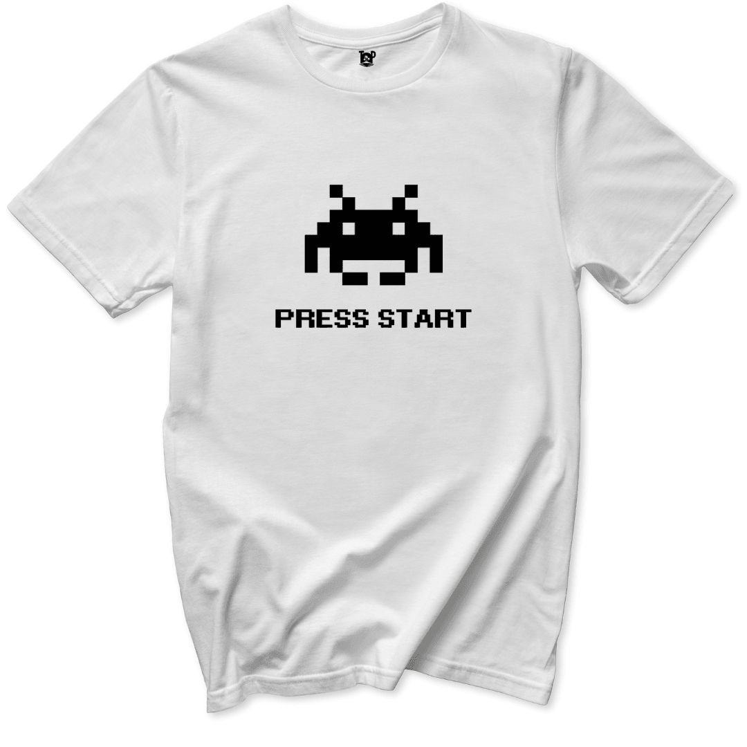 Press Start T-Shirt - Throwback Paradise #