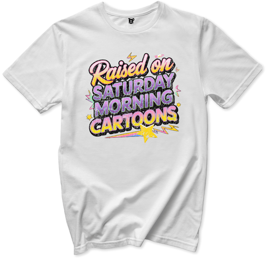 Saturday Morning Cartoons T-Shirt - Throwback Paradise #