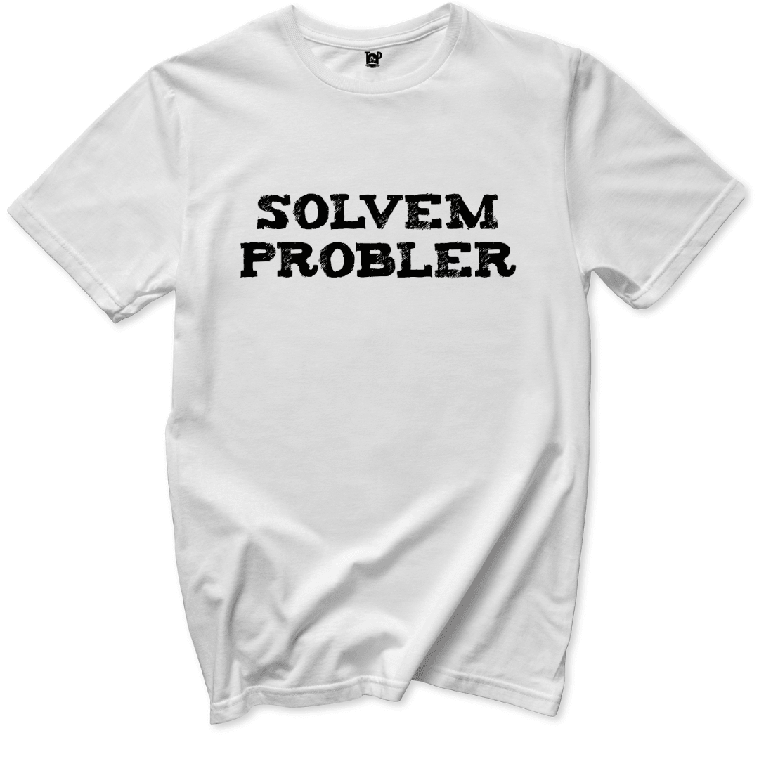 Printify T-Shirt White / S Solvem Probler T-Shirt