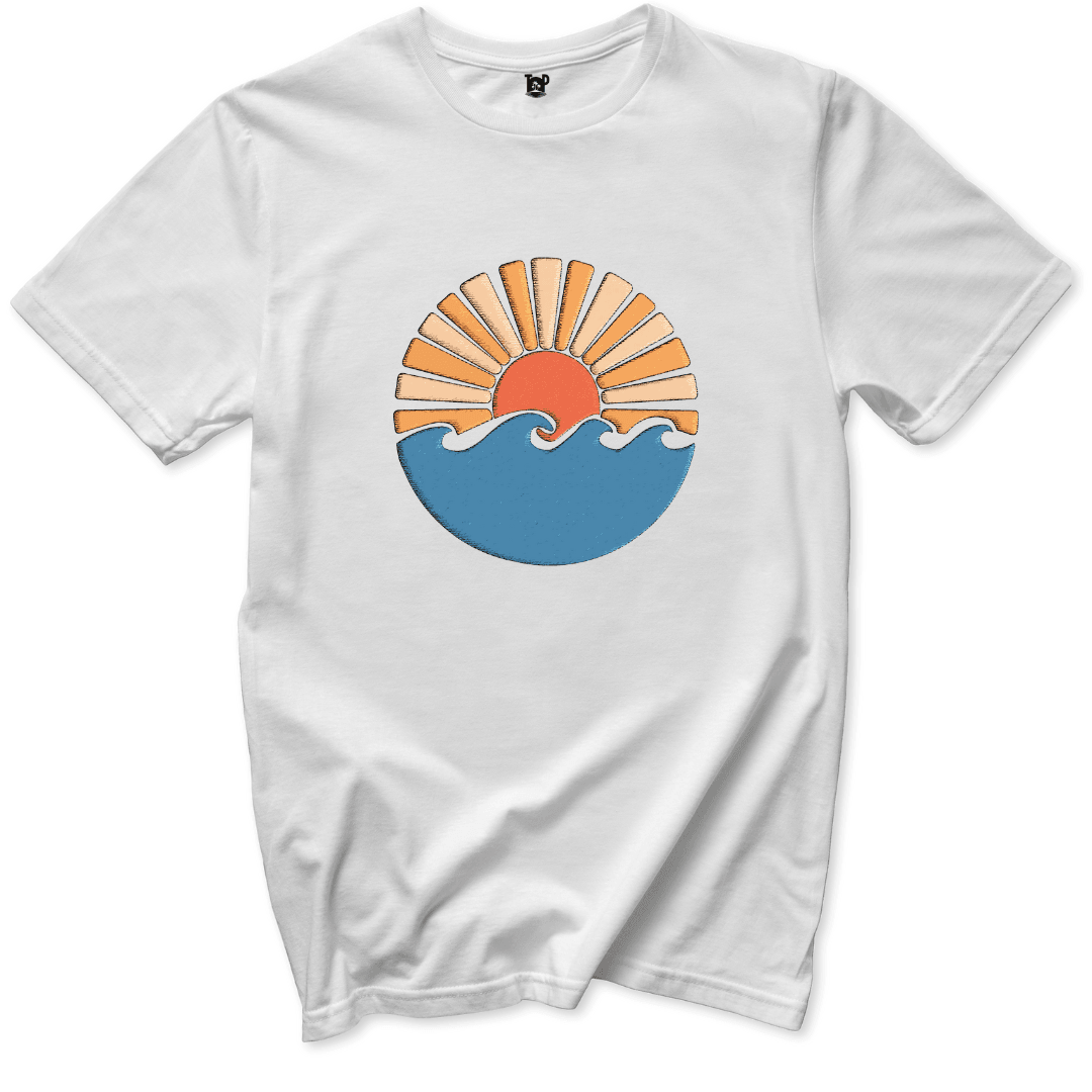 Sun and Sea T-Shirt - Throwback Paradise #