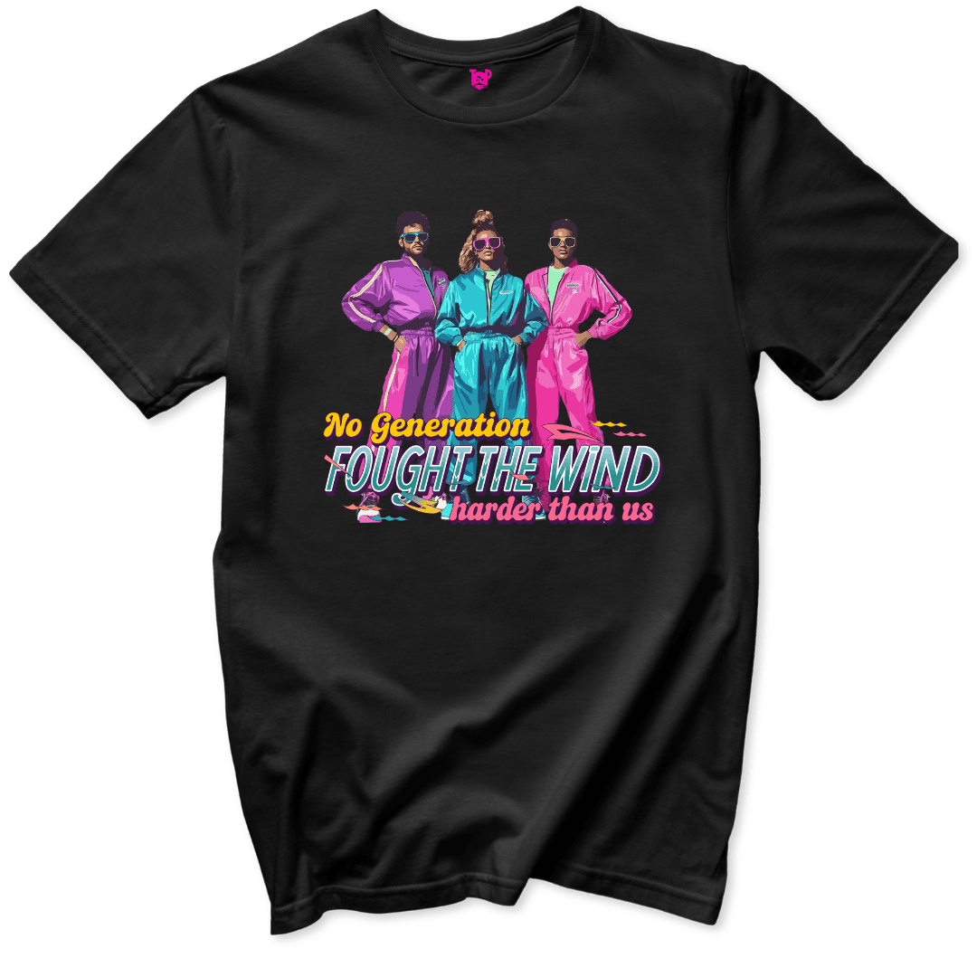 Retro Windbreaker Generation T-Shirt - Throwback Paradise #