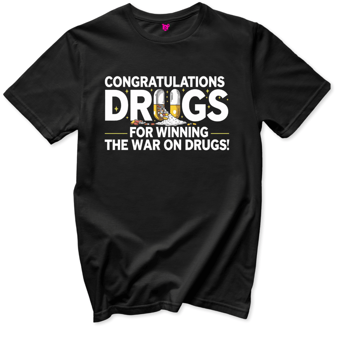 War on Drugs T-Shirt - Throwback Paradise #