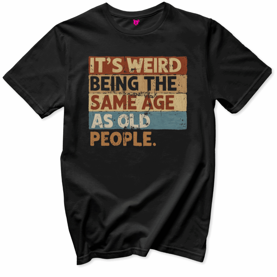 Printify T-Shirts Black / S Weird T-Shirt