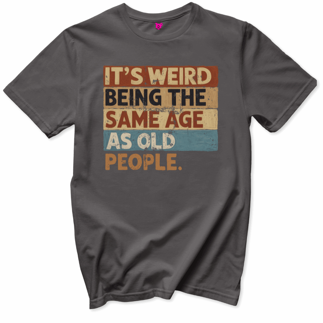 Printify T-Shirts Charcoal / S Weird T-Shirt