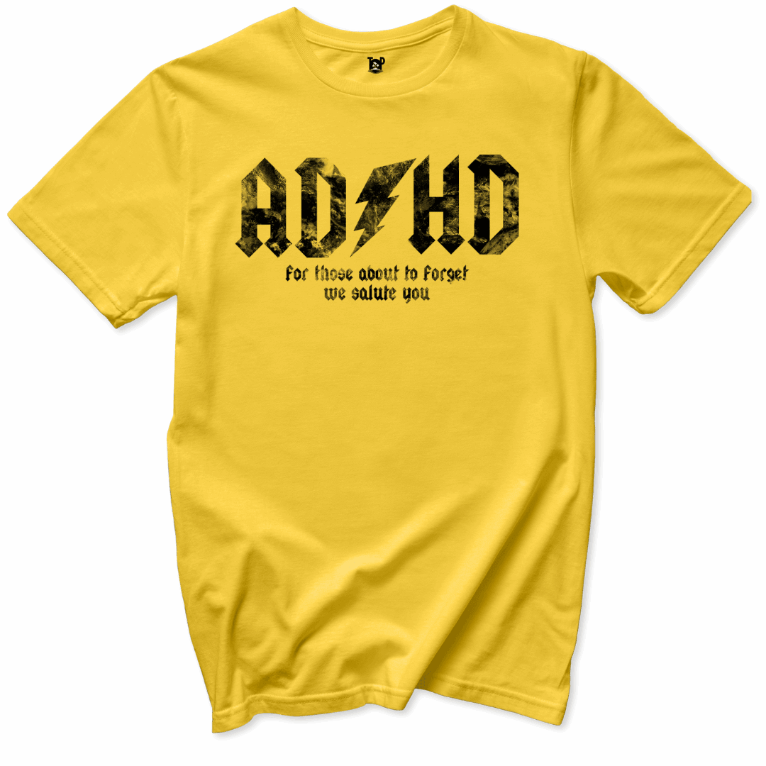 Printify T-Shirts Daisy / S ADHD We Salute You T-Shirt