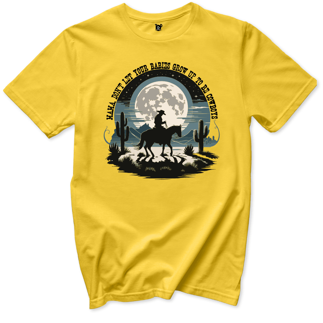 Cowboy Moon T-Shirt - Throwback Paradise #