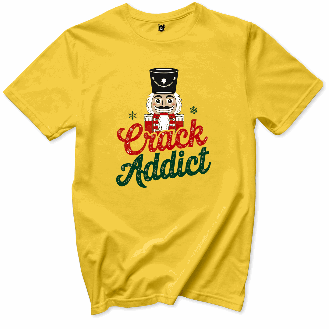 Printify T-Shirts Daisy / S Crack Addict T-Shirt