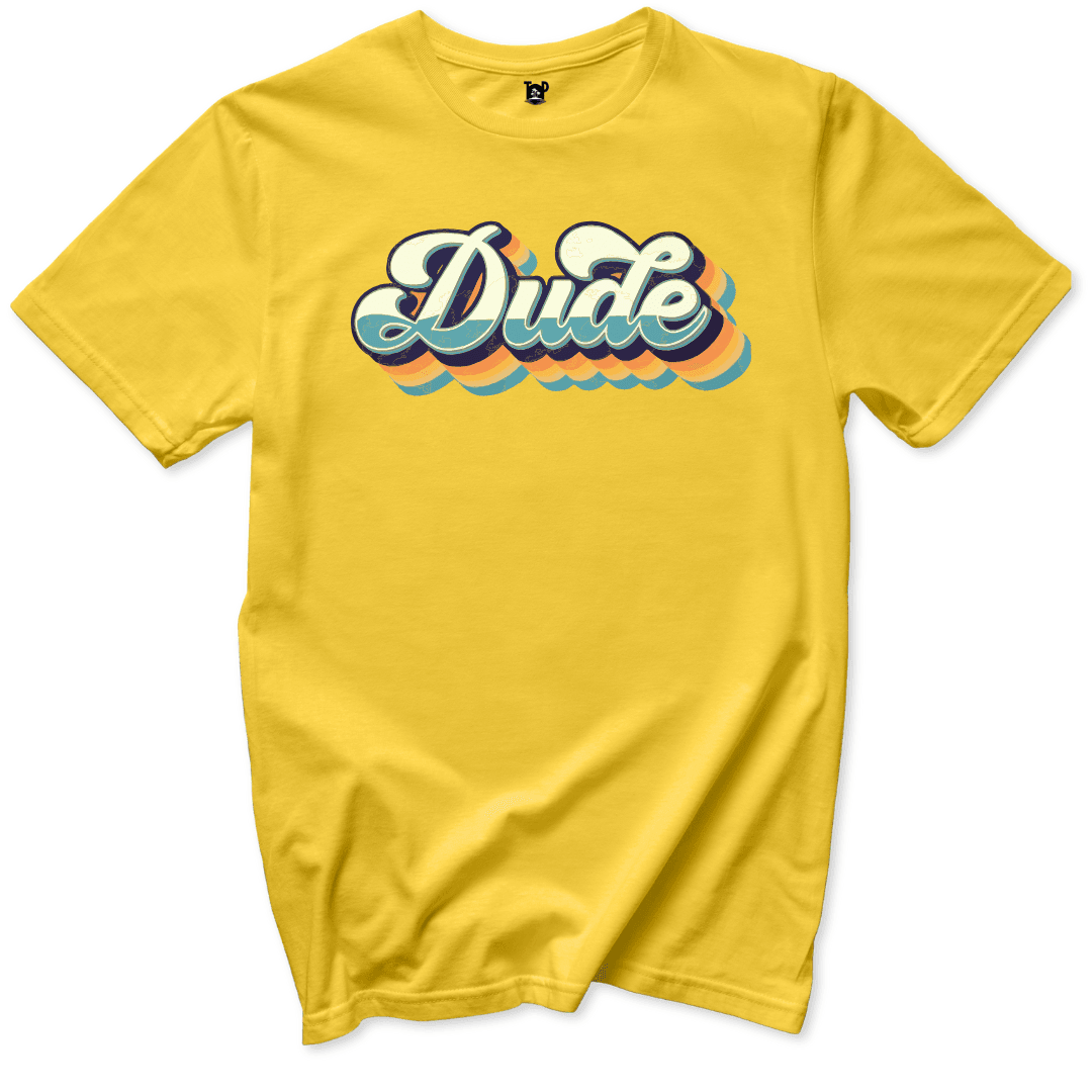 Dude T-Shirt - Throwback Paradise #