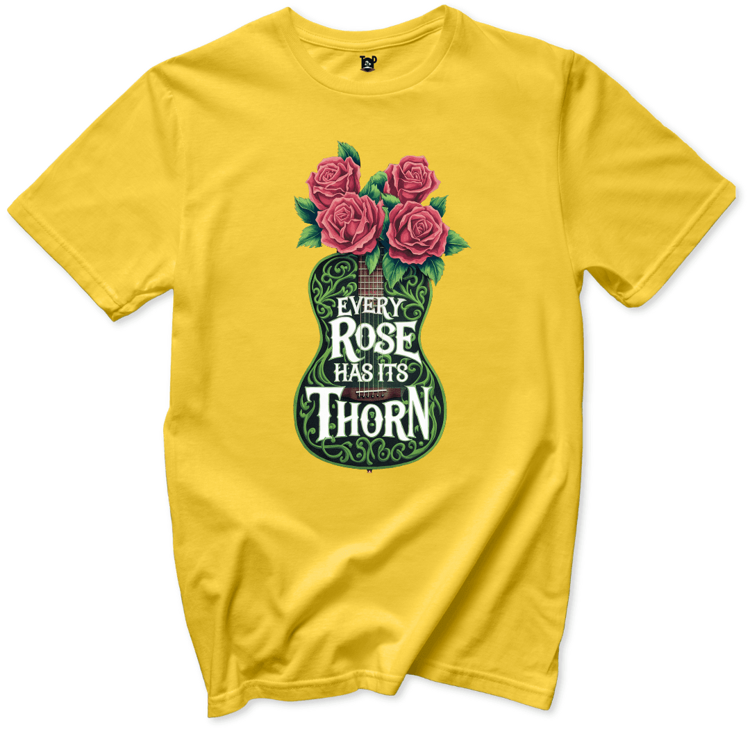 Every Rose Has Its Thorn T-Shirt - Throwback Paradise #