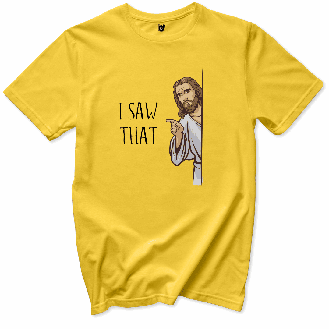 Printify T-Shirts Daisy / S Jesus is Watching T-Shirt