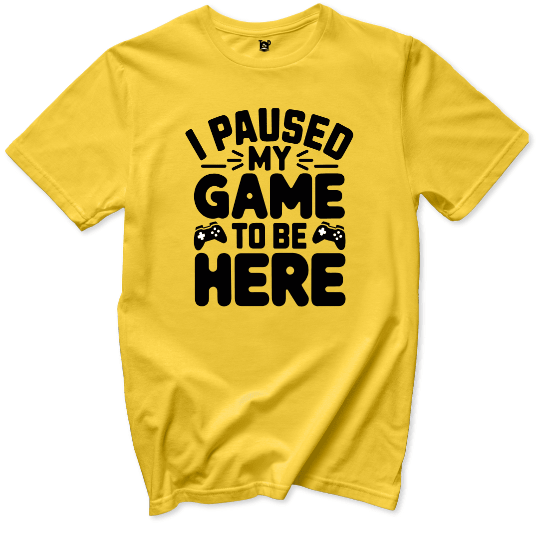 Paused my Game T-Shirt - Throwback Paradise #