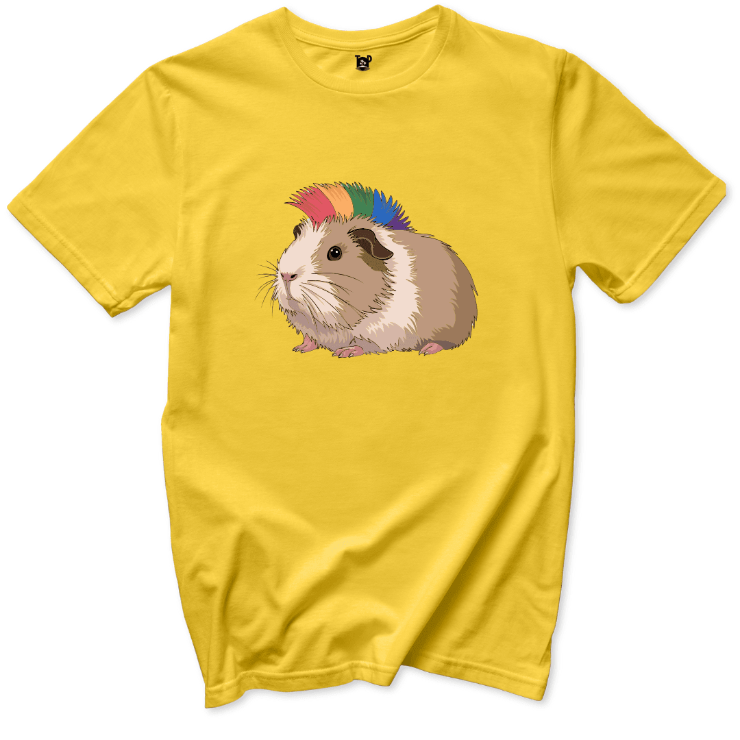 Punk Guinea Pig T-Shirt - Throwback Paradise #