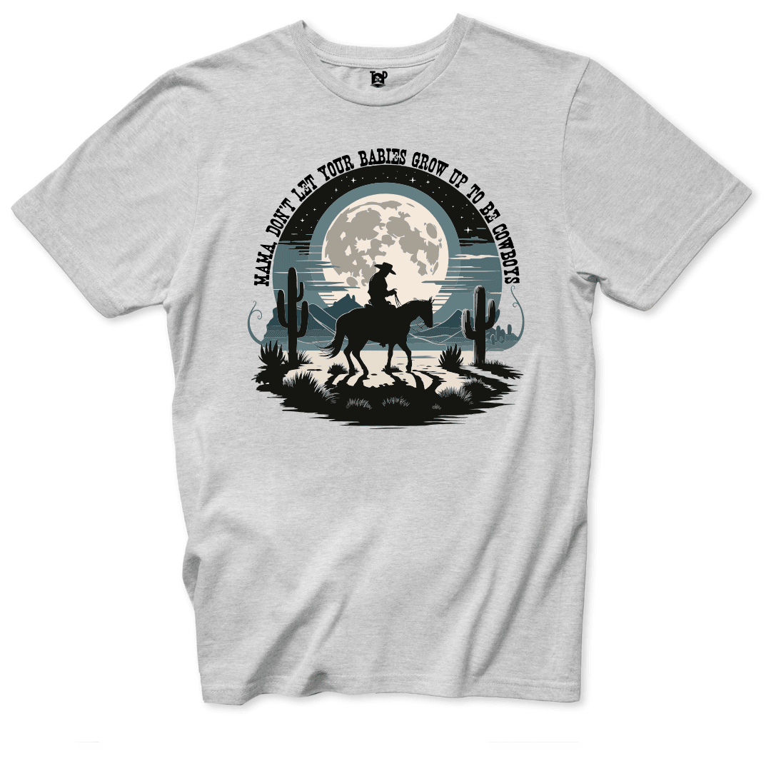 Cowboy Moon T-Shirt - Throwback Paradise #