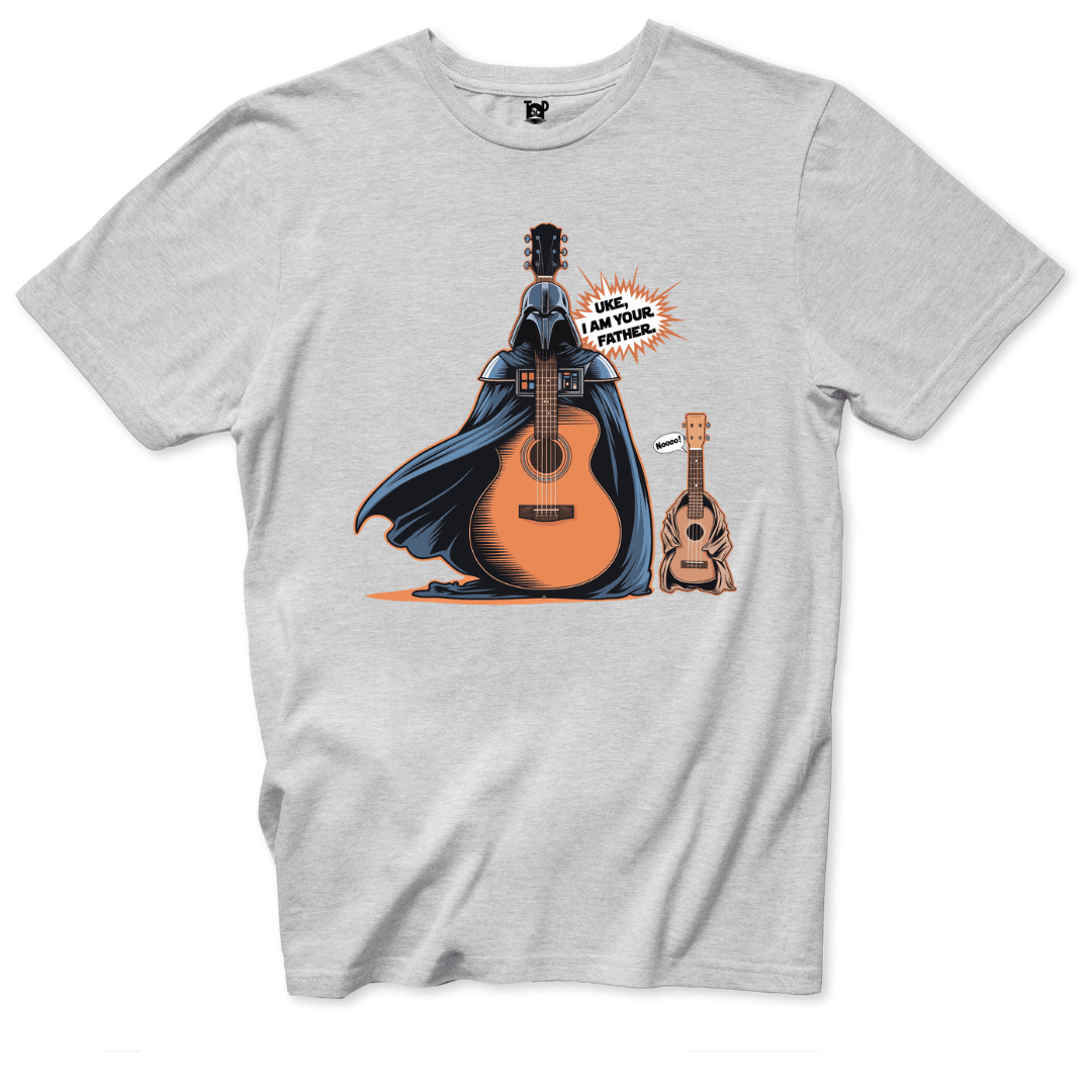 Printify T-Shirts Ice Grey / S Uke Father T-Shirt