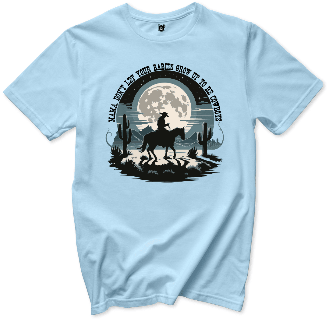 Cowboy Moon T-Shirt - Throwback Paradise #