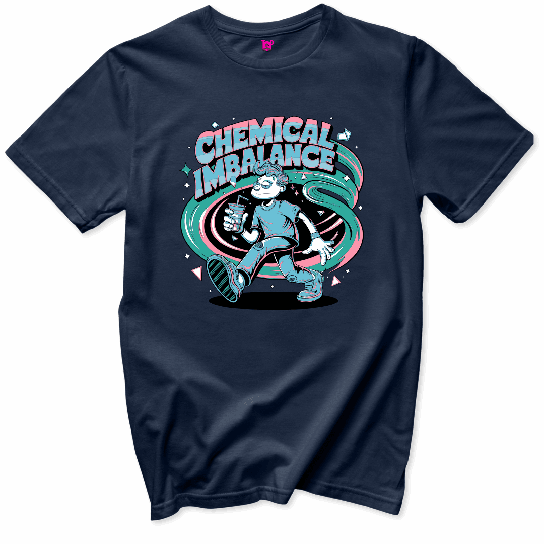 Printify T-Shirts Navy / S Chemical Imbalance T-Shirt