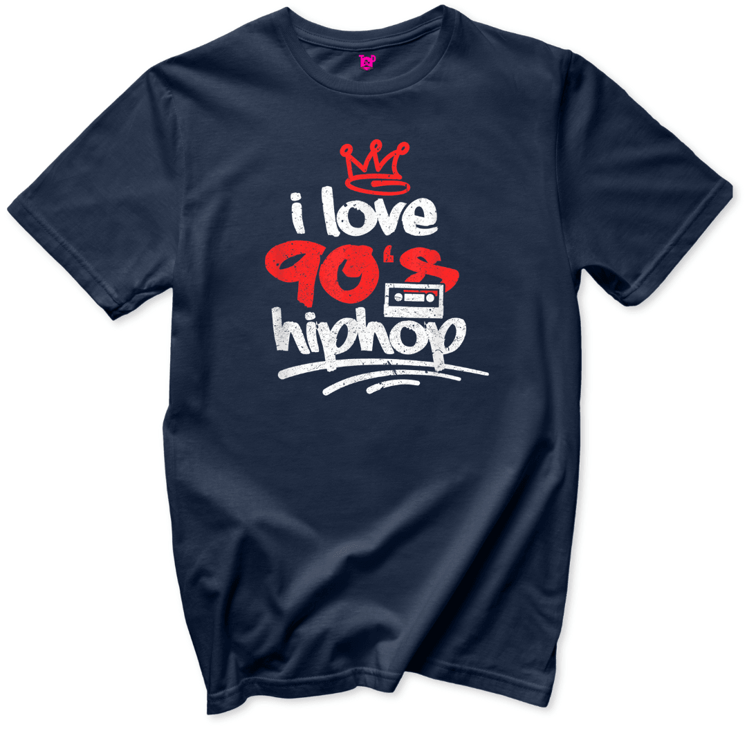 I Love 90s Hip Hop T-Shirt - Throwback Paradise #