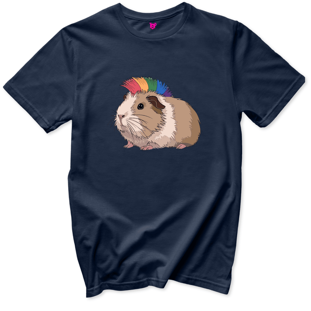 Punk Guinea Pig T-Shirt - Throwback Paradise #