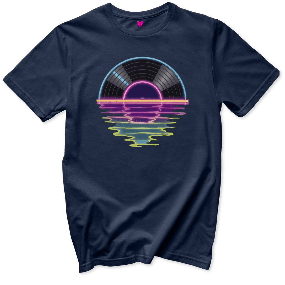 Record Sunrise T-Shirt - Throwback Paradise #