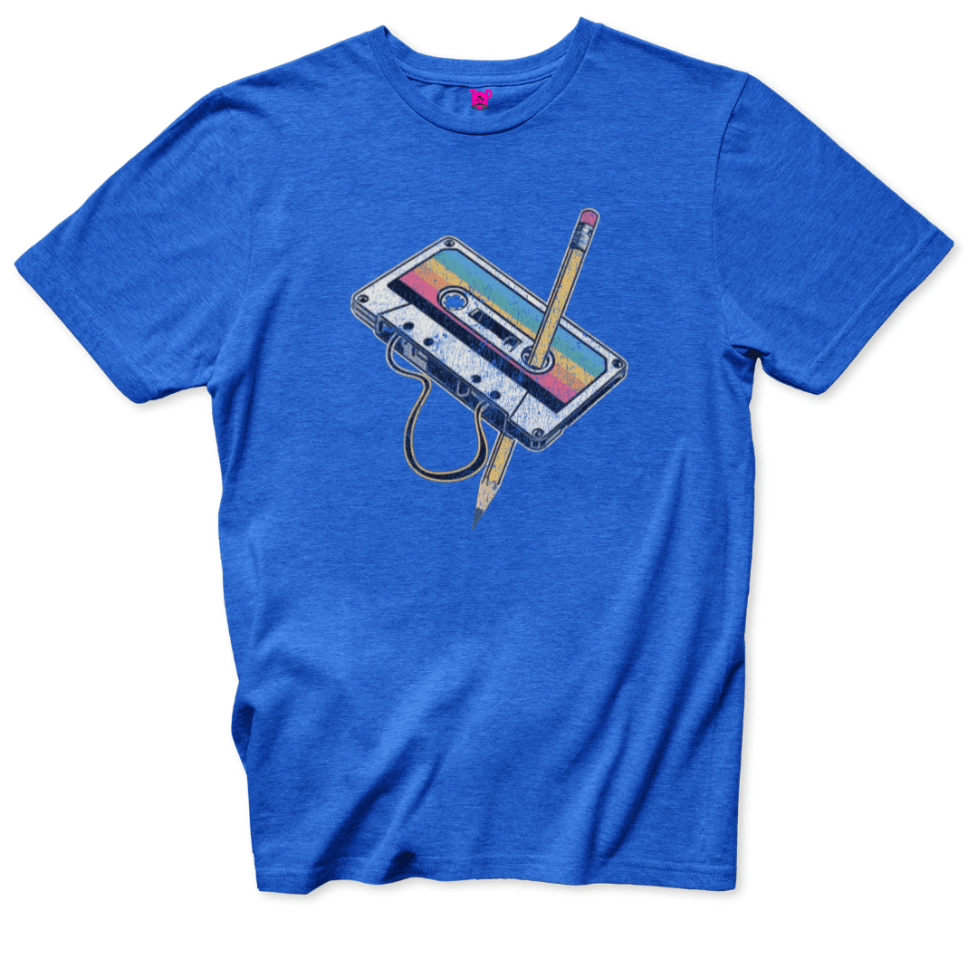 Cassette Rewind T-Shirt - Throwback Paradise #