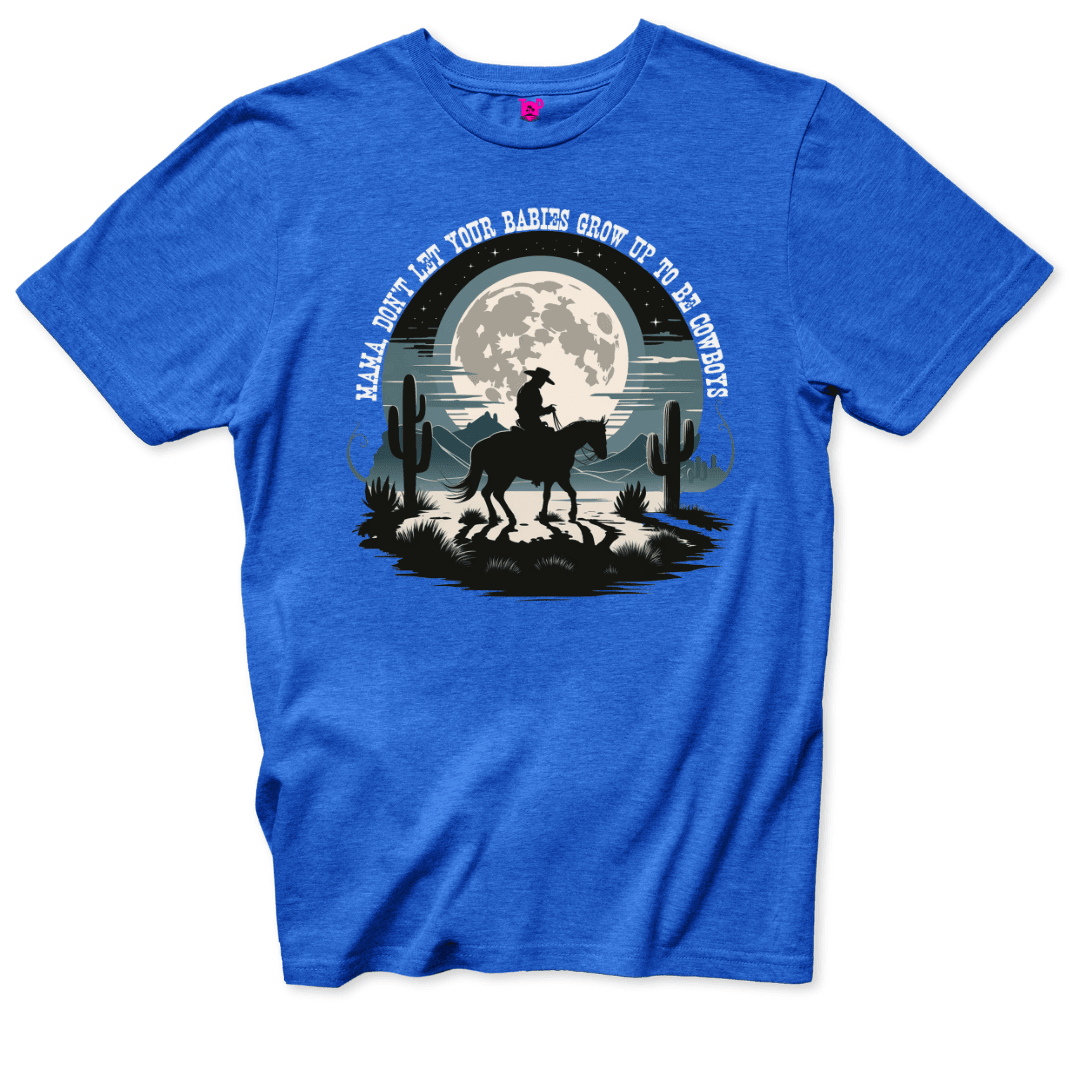 Cowboy Moon T-Shirt - Throwback Paradise #