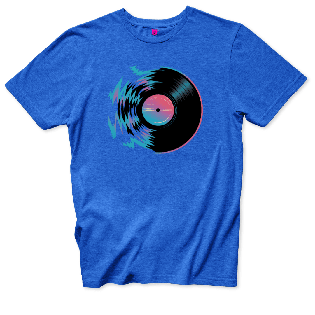 Electric Record Design T-Shirt - Throwback Paradise #