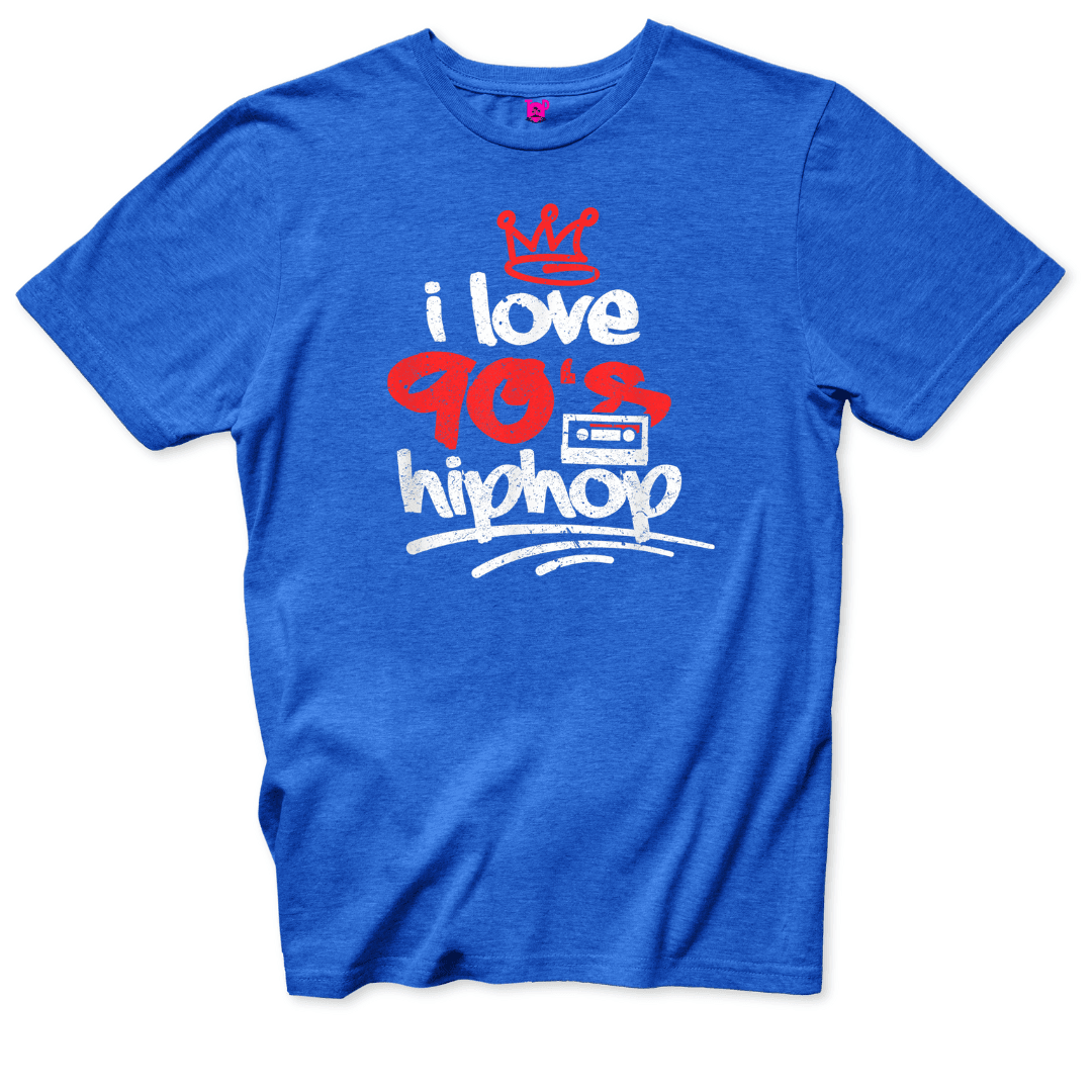 I Love 90s Hip Hop T-Shirt - Throwback Paradise #