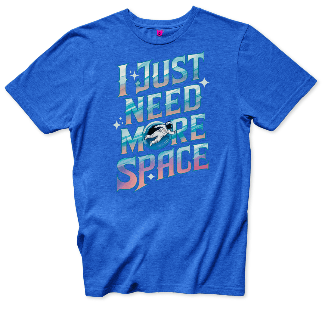 More Space T-Shirt - Throwback Paradise #