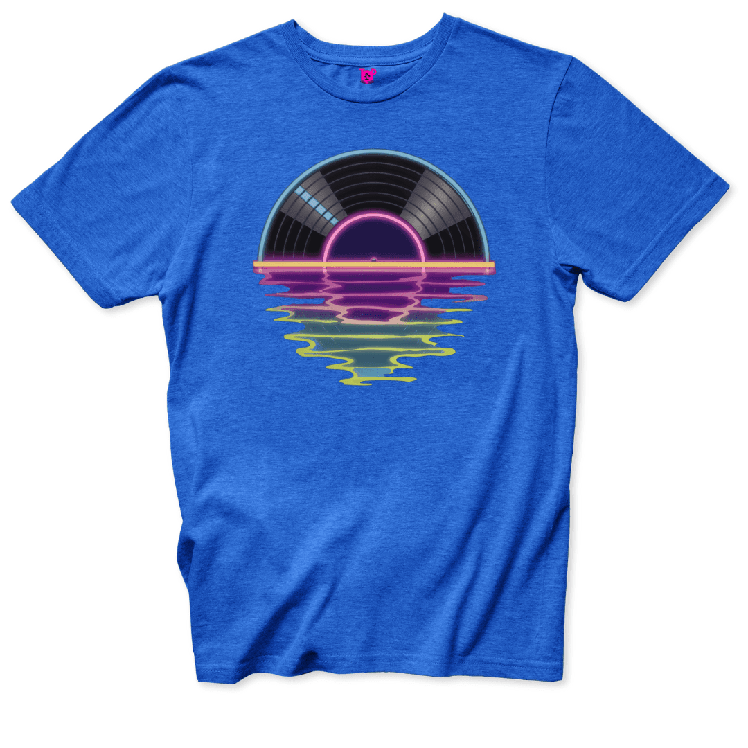 Record Sunrise T-Shirt - Throwback Paradise #