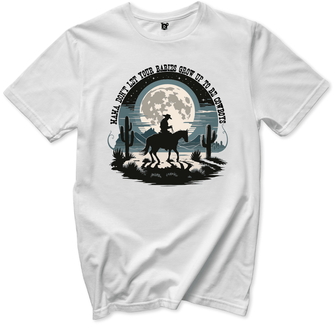 Cowboy Moon T-Shirt - Throwback Paradise #