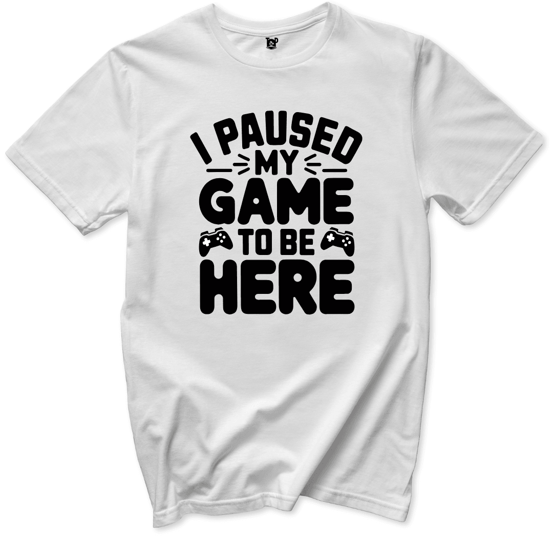 Paused my Game T-Shirt - Throwback Paradise #