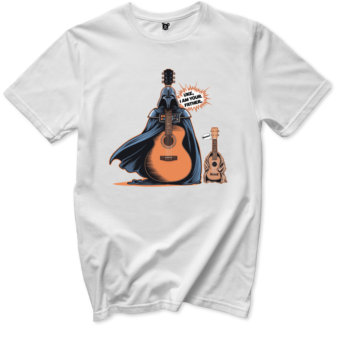 Printify T-Shirts White / S Uke Father T-Shirt