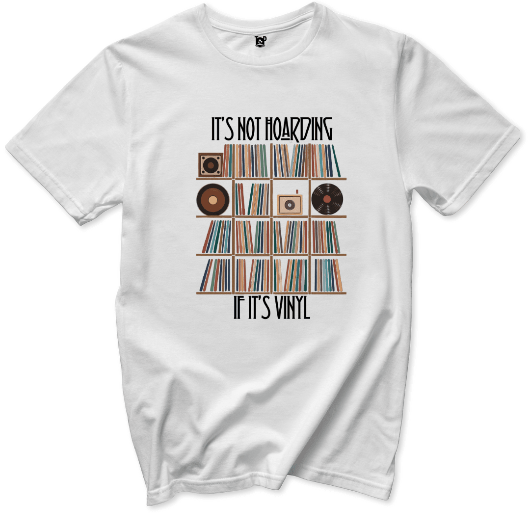 Vinyl Collection Music Lover T-Shirt - Throwback Paradise #